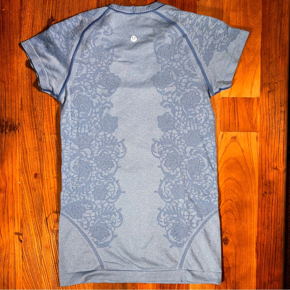 lululemon athletica Blue Short Sleeve Tee - Picture 8 of 12